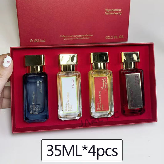 25ML/35ML Gift Box Set Floral Scent Pheromone Women Perfume Men Cologne Balminess Body Spray Lasting Fragrance Eau De Parfum